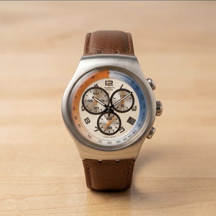 Relógio Swatch Irony The Chrono Top Relief - YOS404, de 2005