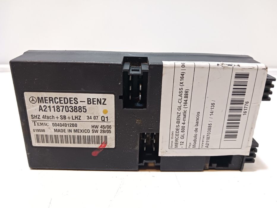 Módulo banco MERCEDES-BENZ GL (X164)
