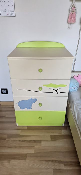 Meblik Sawanna zestaw mebli do pokoju dziecięcego