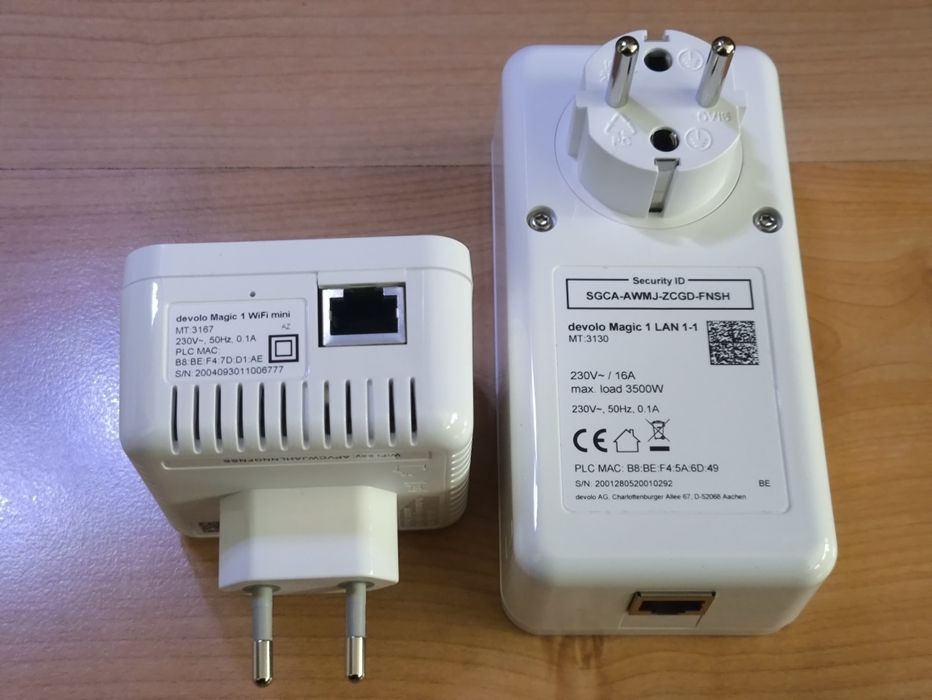 Kit Powerline PLC Devolo Magic 1 WiFi Mini em bom estado