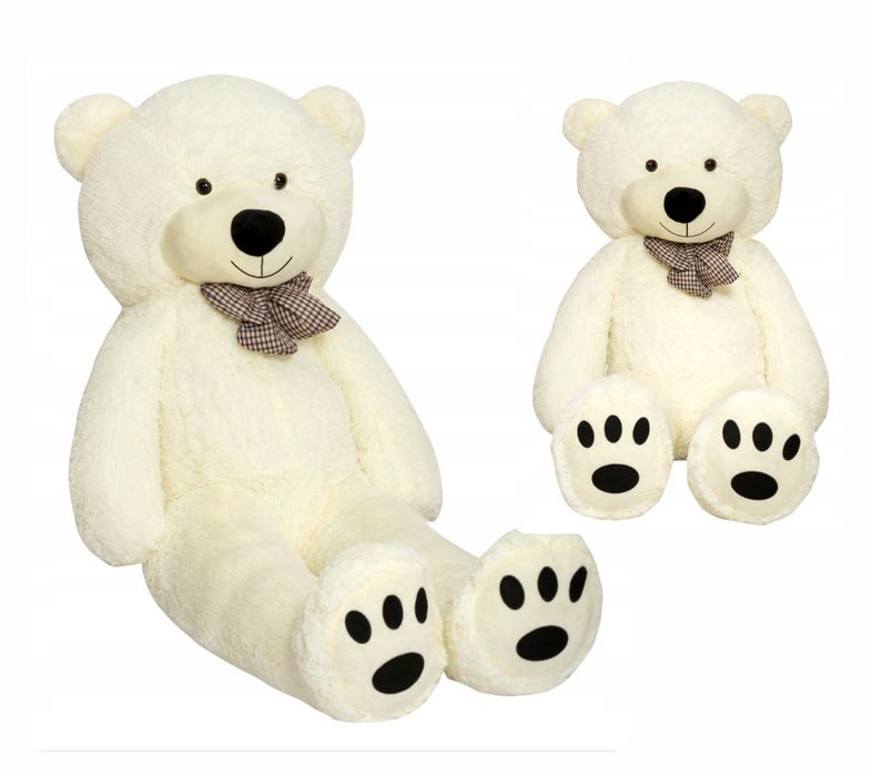 Duży Miś Misiek Pluszowy Maskotka Pluszak 140 cm Ogromny Prezent Tedbi