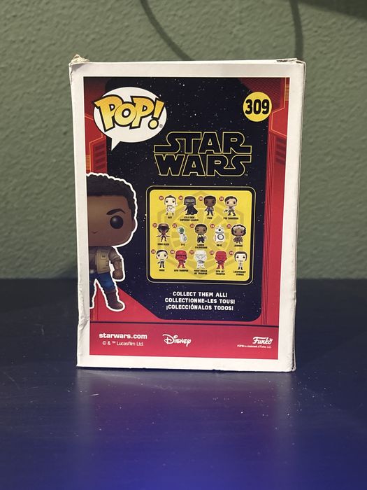 Boneco pop finn  star wars perfeito estado
