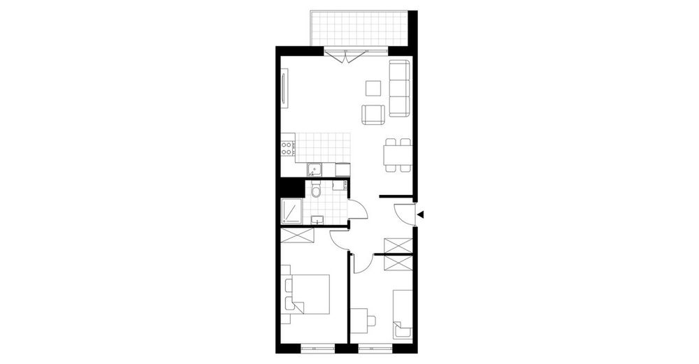 3-pokojowe mieszkanie 62m2 + balkon Bezpośrednio