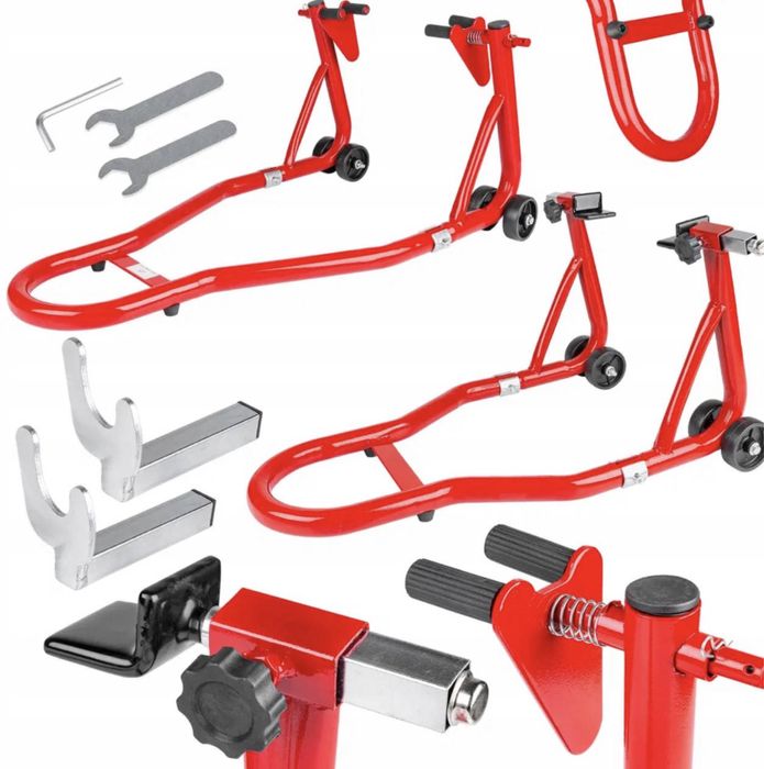 Комплект 2шт перед + зад мото подкат