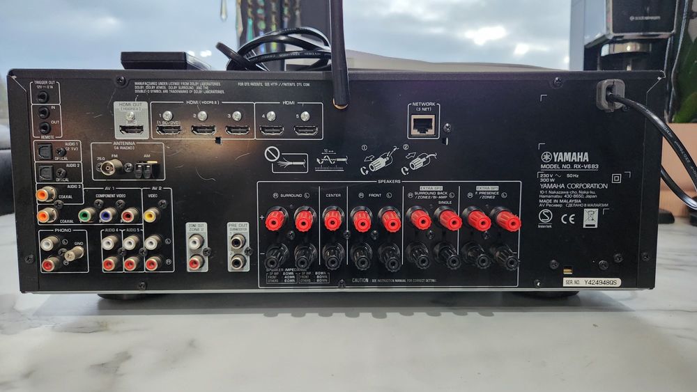 Yamaha RX-V683 – amplituner  7.2 | Dolby Atmos | 4K | Wi-fi