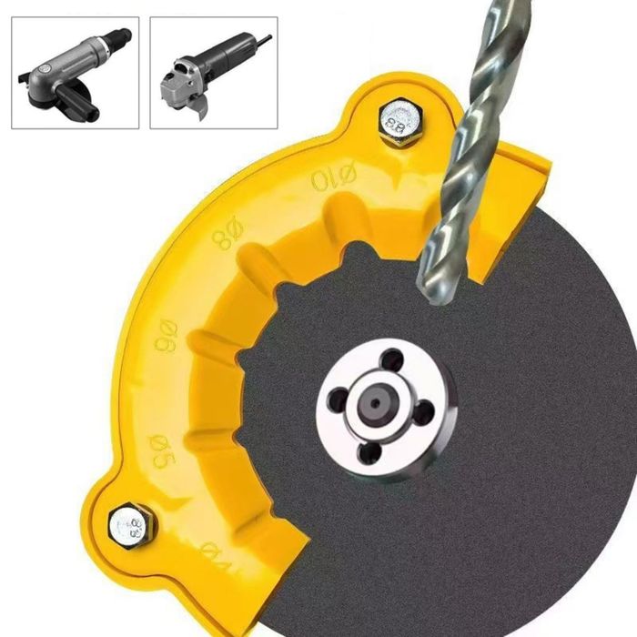 Насадка кондуктор на болгарк дляу для заточки сверл .