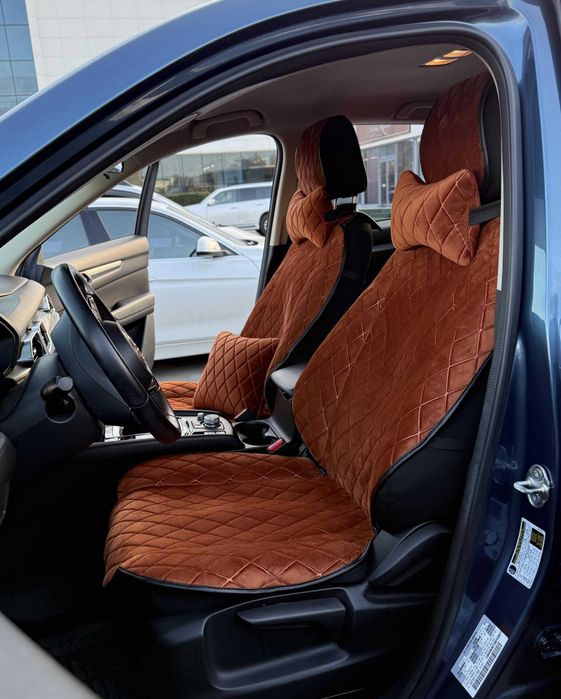 Накидки на сидіння авто Алькантара, автонакидки, чохли