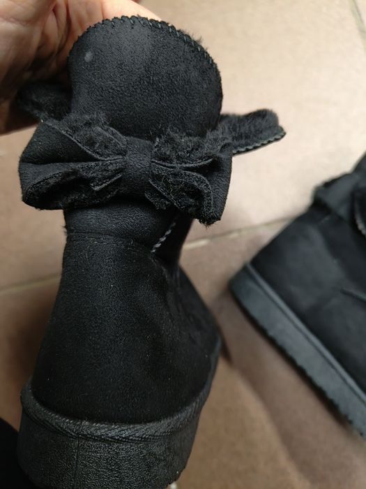 Buty  emusy śniegowce na futerku