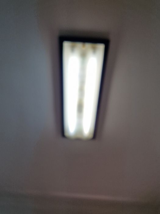 Candeeiro de teto friso azul