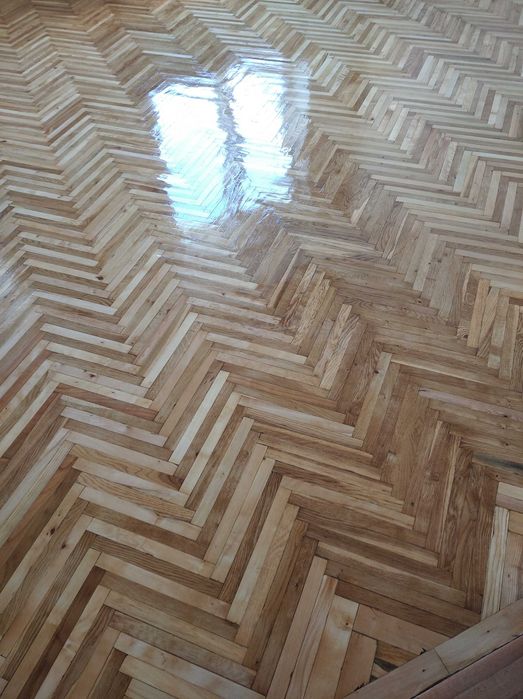 шліфування паркету.