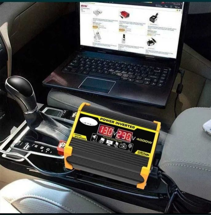 Інвертор 4000w 12v/220v. Чистий синус, перетворювач напруги.