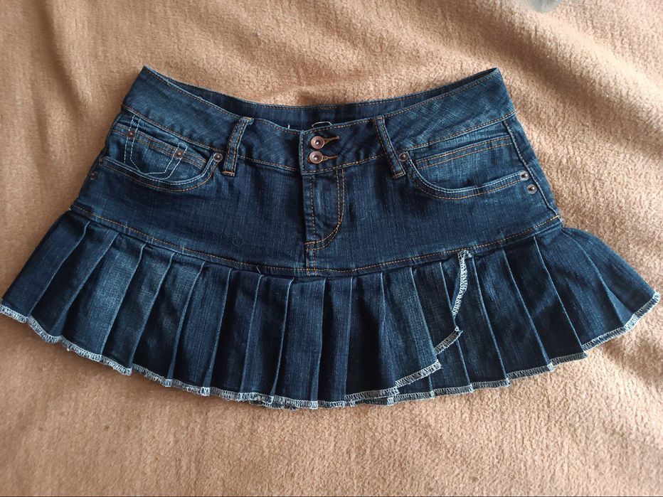 Вінтажна джинсова міні-спідниця Jane Thoman Y2K