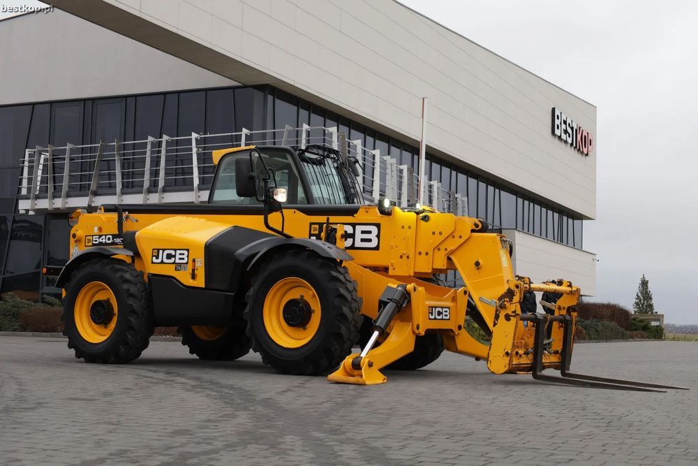 JCB 540-180  | 2017/18 r | TYLKO 540 mth | 18 m | 4 t. | Joystick | Bez DPF | Ideał