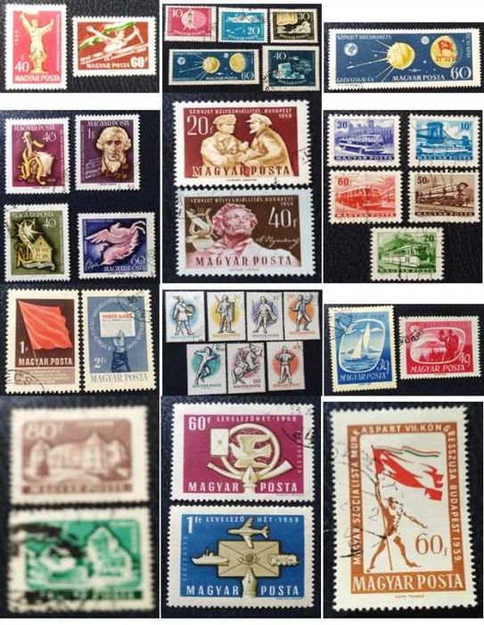 Lote com 77 selos postais ideais para coleção (R025)