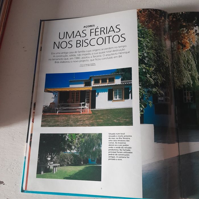 Livro Casas de Verão- edições Casa- Abril/Controljornal