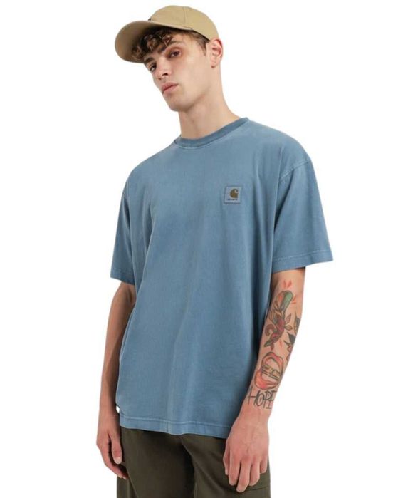 Футболка Carhartt WIP Basic T-Shirt Washed Blue