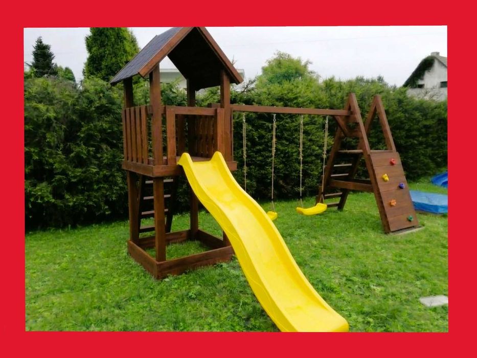 Drewniany Plac Zabaw– Solidny, Bezpieczny, Bezpośrednio od Producenta!