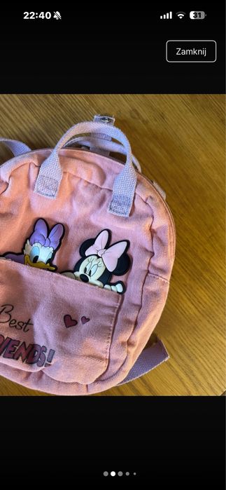 Plecaczek maly minnie dziewczynka zara
