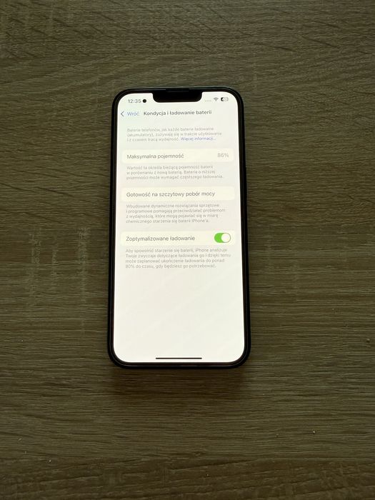 iPhone 13 256 GB Midnight - bateria 86%