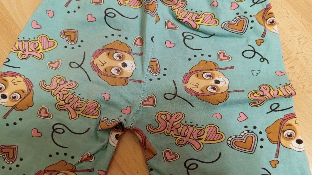 Zestaw Skye - Psi Patrol: torebka, 2x spodenki, koszulka