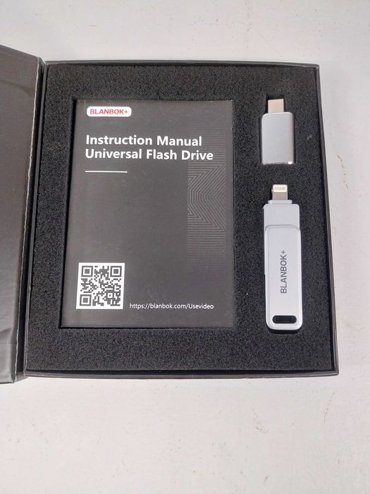 Pendrive Blanbok + 128 GB USB 3.0, USB 3.1 typ C srebrny