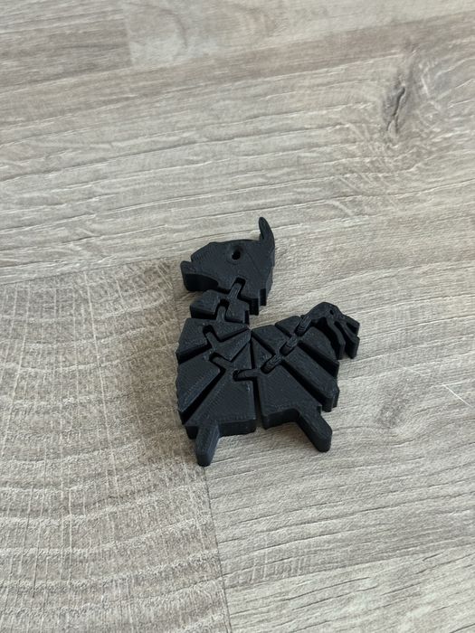 Ruchoma Figurka Lama Druk 3d Flexi Toy