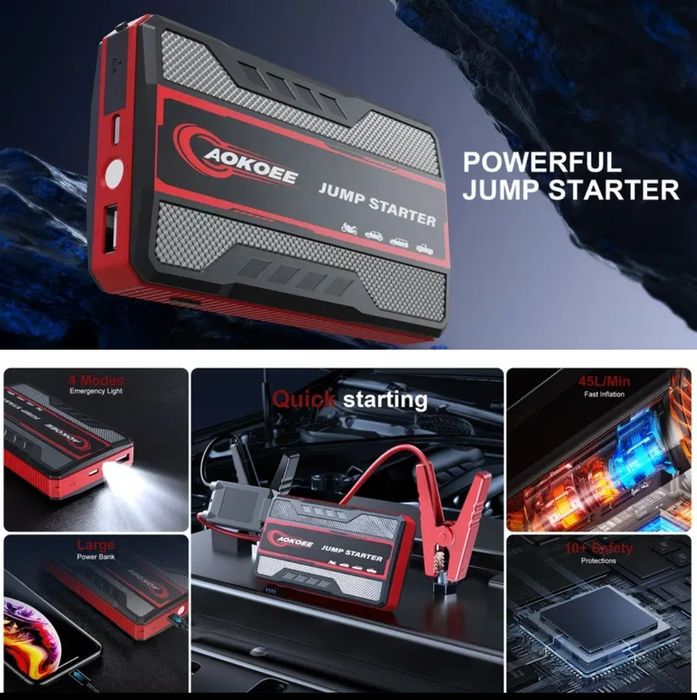 *NOVO* Booster de Arranque para baterias 12V