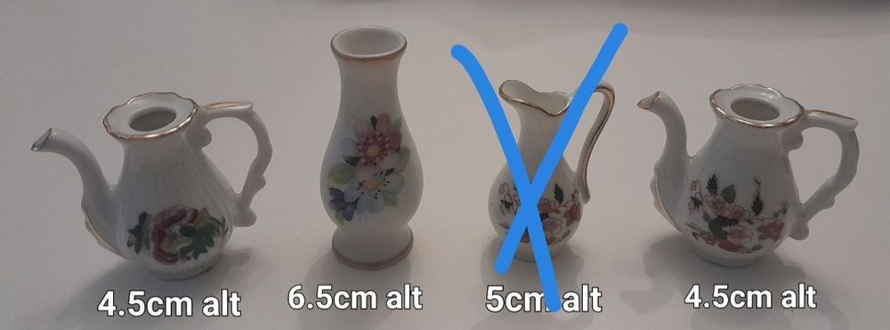 Loiças miniaturas vintage