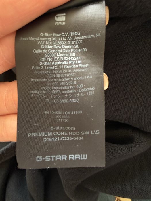 Худі G-Star RAW чорний