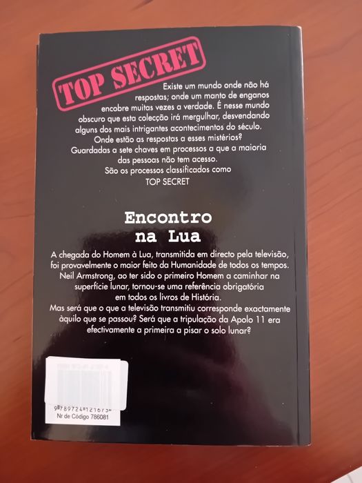 3 livros "top secret"