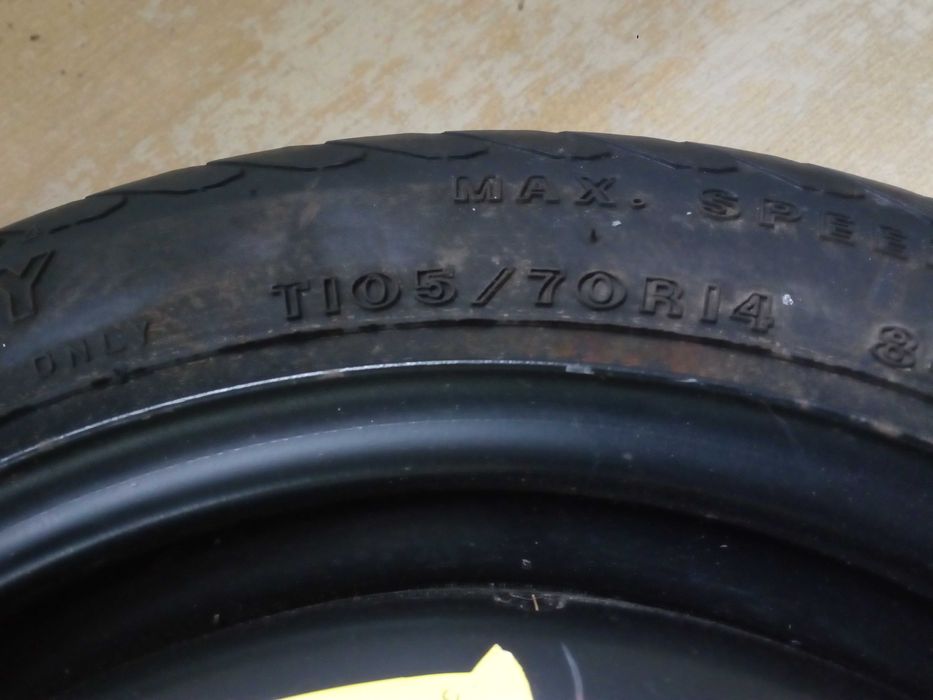 ZAPAS Koło dojazdowe 14 Skoda VW Seat Audi ET38
