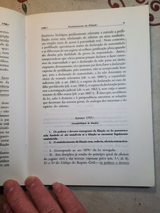 Estabelecimento da Filiação,  de Guilherme de Oliveira