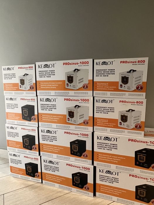 ДБЖ безперебійник ОРИГІНАЛ не китай  інвертор KEMOT 800 1000 prosinus