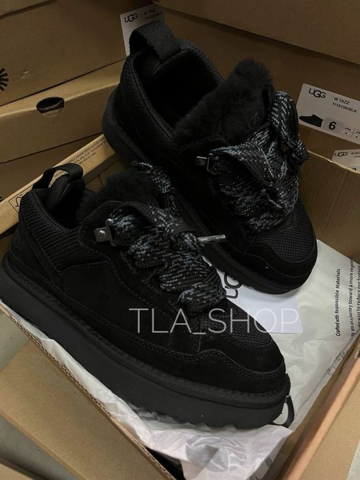 Ugg Lowmel Sneaker Blk угги уггі кросівки жіночі зимові