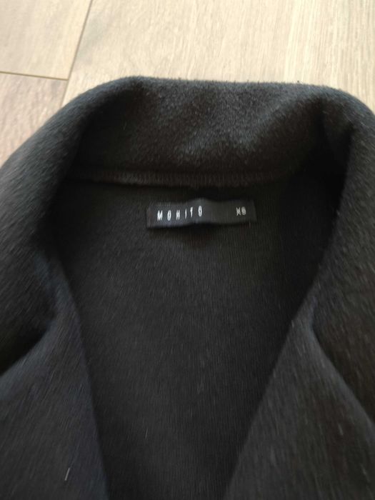 Mohito czarna kamizelka długa z kieszeniami rozmiar XS