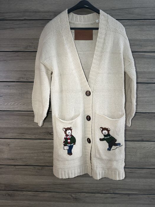 Tatuum mis uszatek sweterek kardigan Welniany sweter