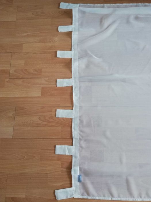 Dwie firanki  ecru 245 x 140