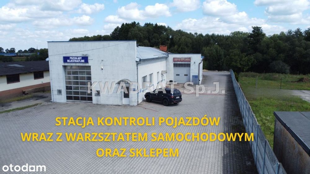 Stacja kontroli pojazdów z warsztatem samochodowym
