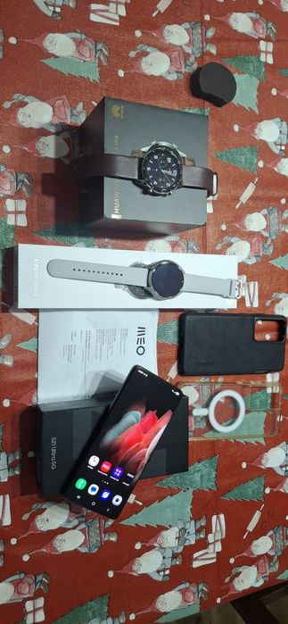Pack Samsung S21 Ultra/Xiaomi Watch 2 e Huawey GT 2