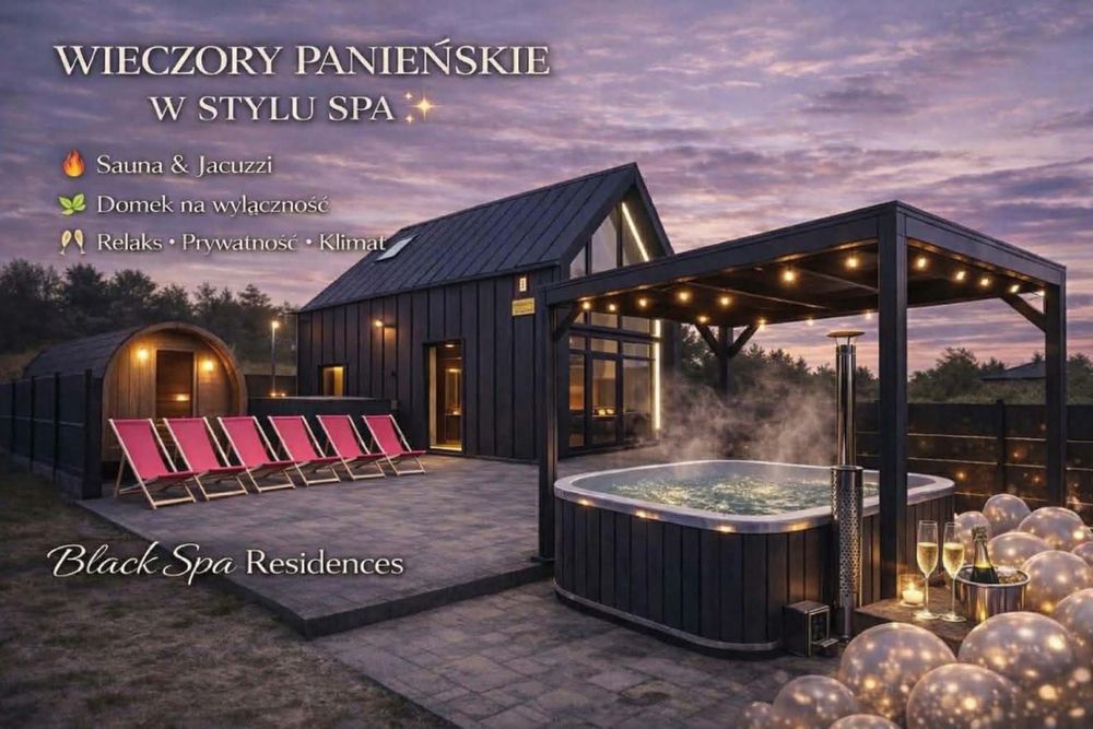 Wieczór Panieński 12 osób Black Spa Residence Jacuzzi Sauna Basen