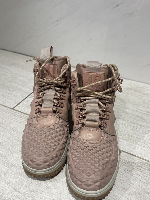 Жіночі Зимові Кросівки Nike Lunar Force 1 Duckboot 17 Pink Рожеві