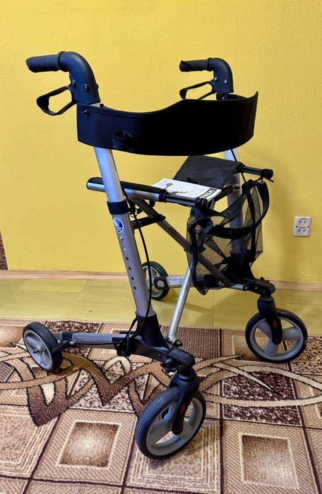 Lekki balkonik chodzik aluminiowy Vermeiren Quadri Light – Stan BDB