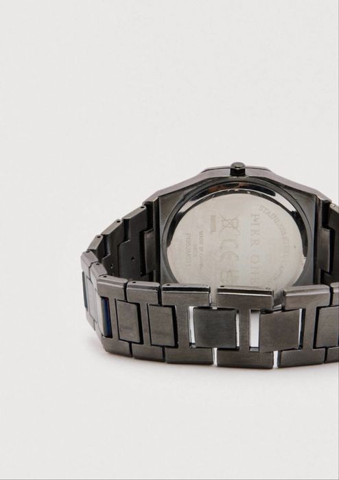 Zegarek Męski Automatyczny Stalowy Czarny Analogowy Elegancki Premium
