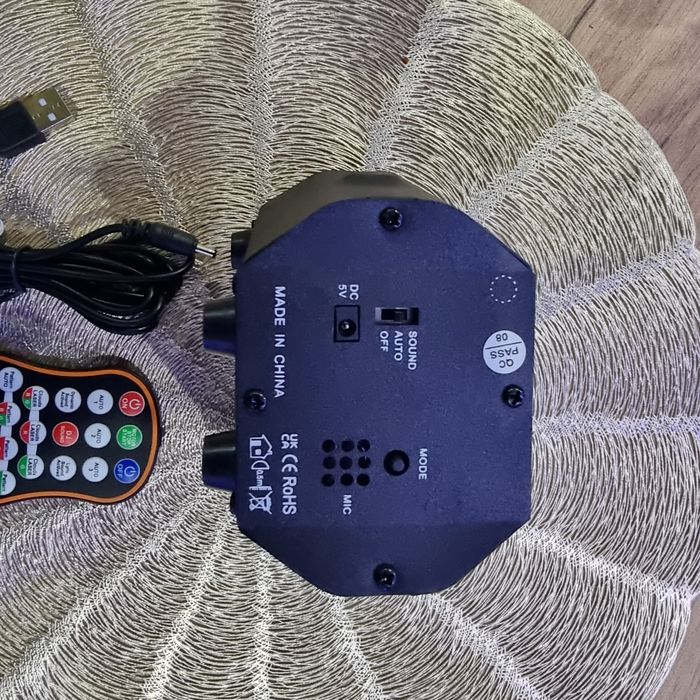 Projektor dyskotekowy LED 3w1