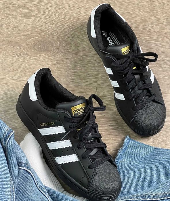 Nowe adidas Superstar XLG Black White R.40