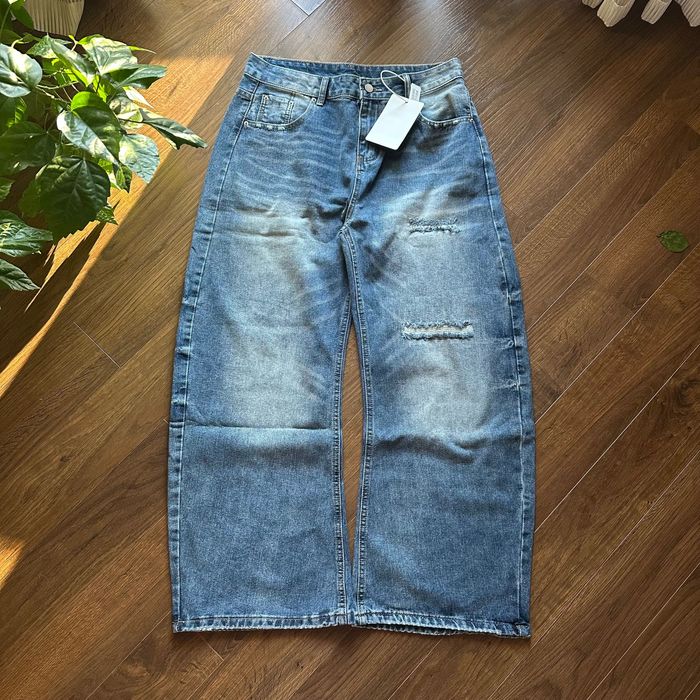 Bootcut baggy distressed джинси клеш буткат Levi’s true religion реп