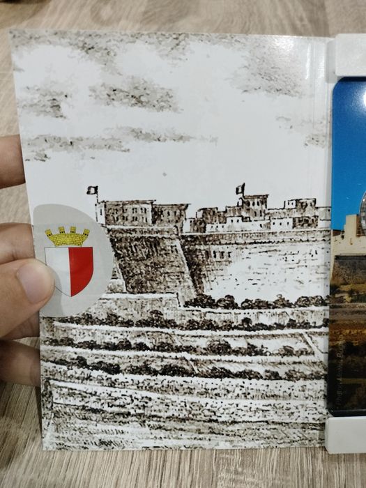 Moeda Comemorativa BNC 2€ Cidade Mdina Malta 2025