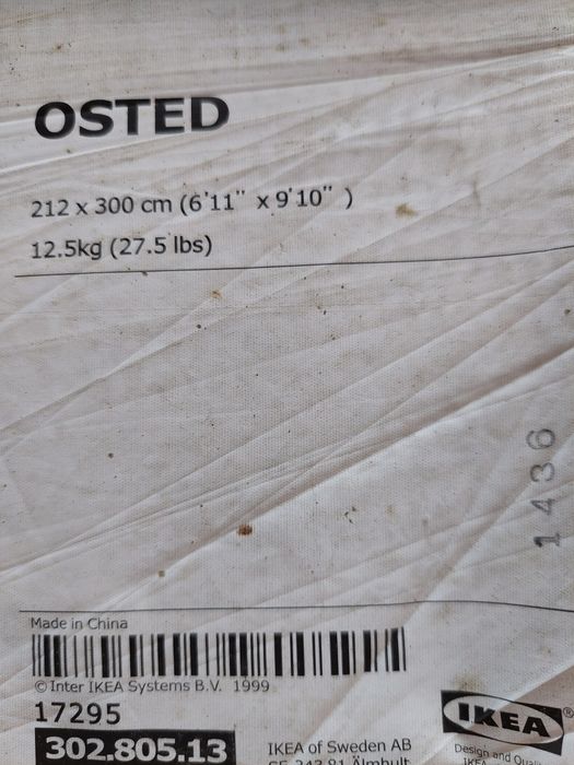 Tapete Ikea 212x300 cm