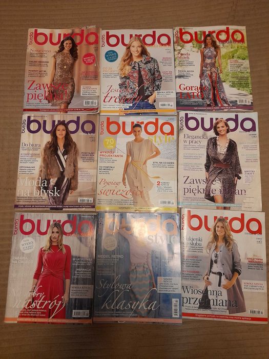Burda czasopismo 18 szt komplet 60 zł