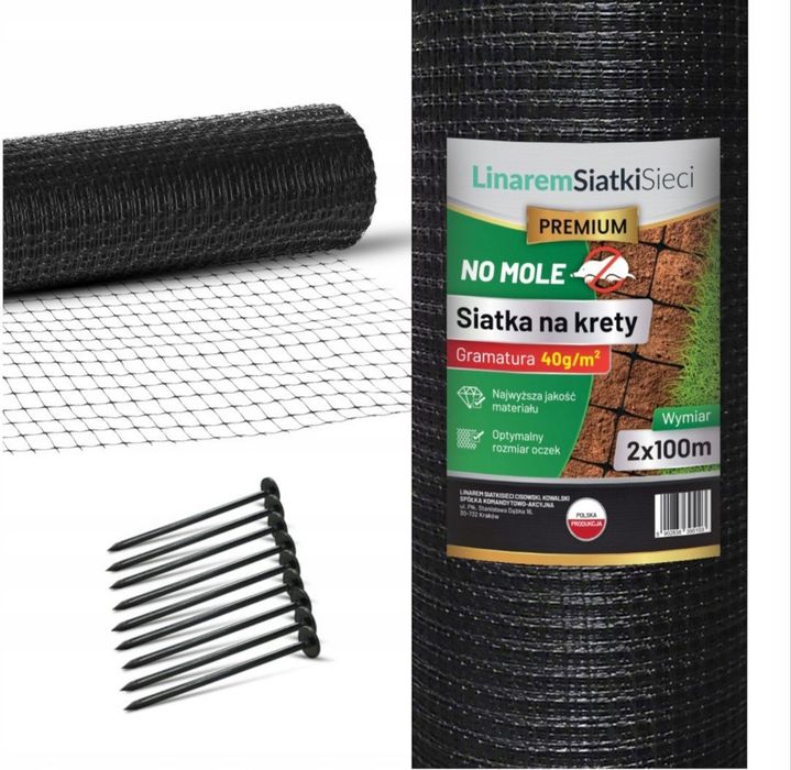 Siatka na krety 200m2 40g
